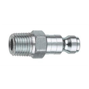 Amflo 1/4" Coupler Plug with 3/8 Male Threads Automotive T Style- Pack of 10