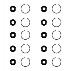 Astro Pneumatic 1/2' 10pc Anvil O-ring & 10pc Retaining Ring