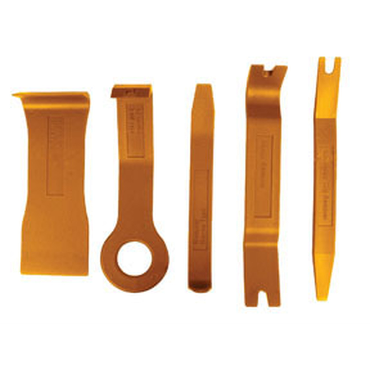 Astro Pneumatic Fastener and Molding Remover Set - 5 Piece