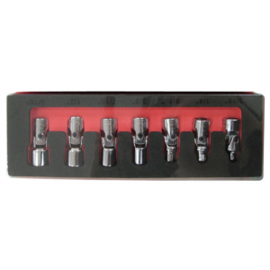 Astro Pneumatic 7pc Flex Socket Set-6 Point SAE
