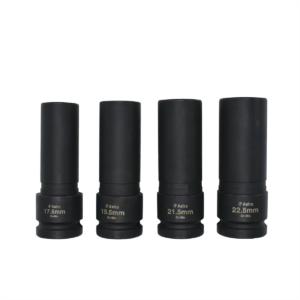 Astro Pneumatic 4pc 1/2" Drive 1/2 Size Thin Wall Lug Nut Socket Set - 17.5 - 22.5mm