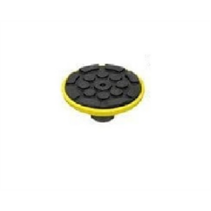 Atlas Automotive Equipment Round Lift Adapter with Rubber Pad, 1.5" Peg