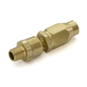 BluBird Fast Fix - 3/8" Air Hose Assembly Repair Fitting - w/ 1/4" MNPT Swivel