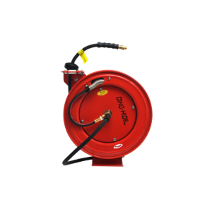 BluBird Dino - Hide Rectractable Heavy - duty Air Hose Reel - Red