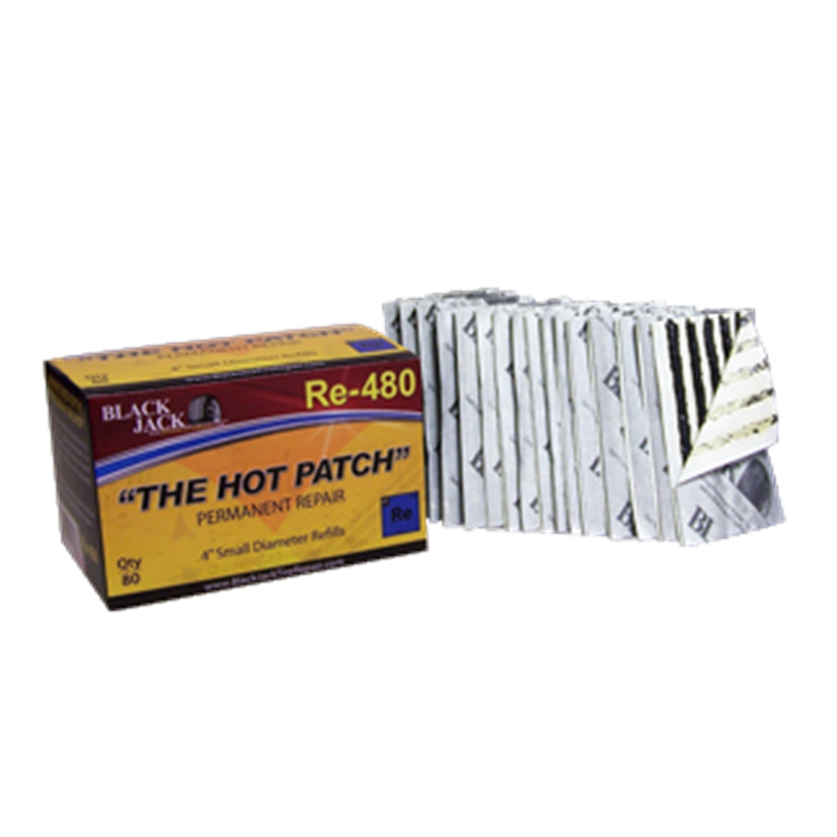 BlackJack Tire Supplies TIRE PLUGS 4 INCH BLACK SMALL DIAMETER