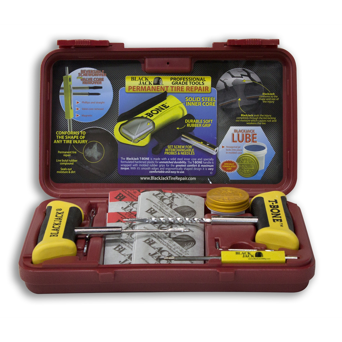 BlackJack Tire Supplies Red Tire Repair Kit