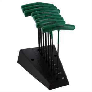 Bondhus Corp. STAR T-HANDLE SET W/STAND - 8 SIZES T9 THRU T40
