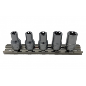 CTA Manufacturing 5 Piece 5 Pt Torx Plus Socket Set - 1/4 Inch Drive