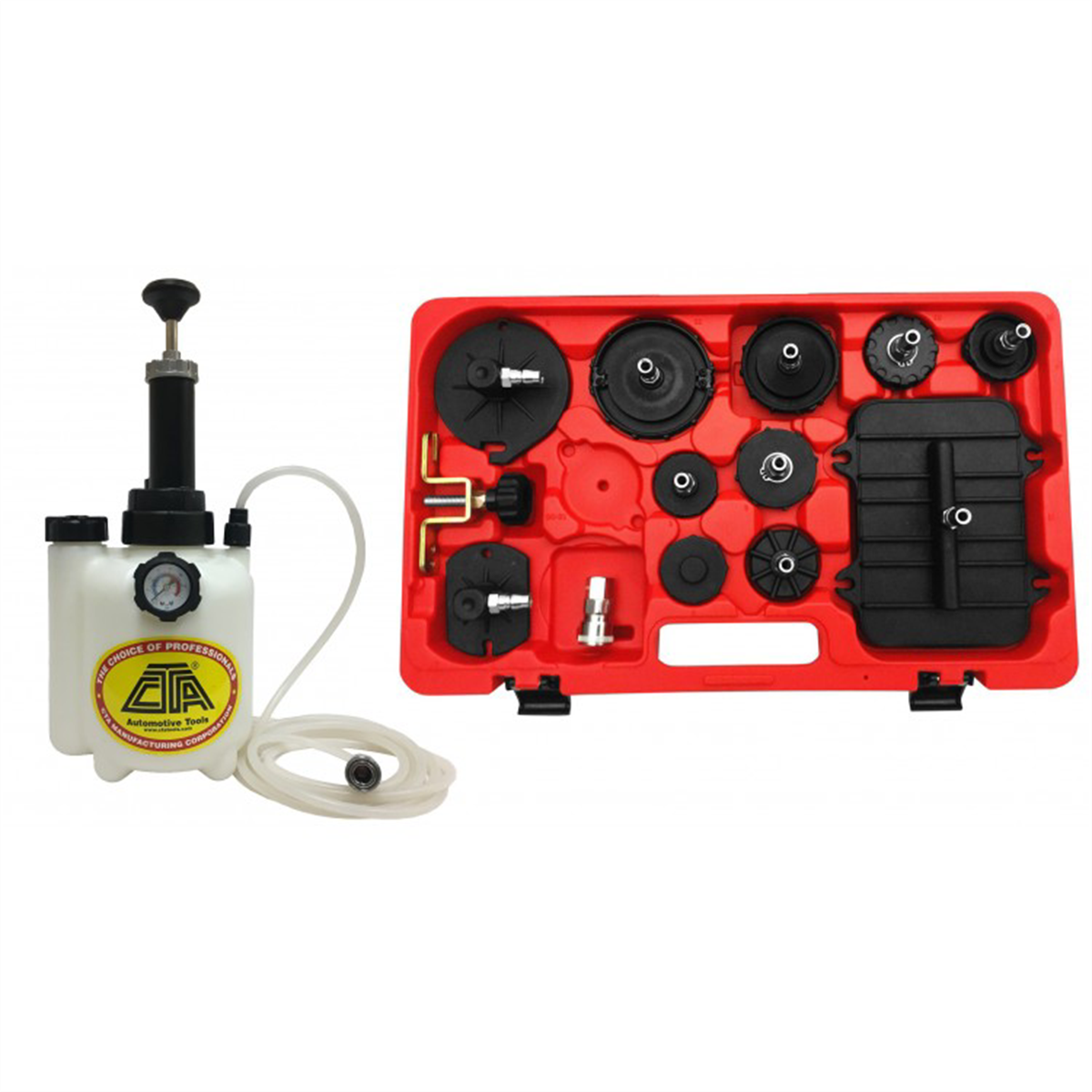 CTA Manufacturing Brake Bleeder Tank & Adapter Master Kit