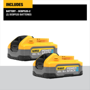 DeWalt 20V MAX* XR 5Ah Battery (2 pk)