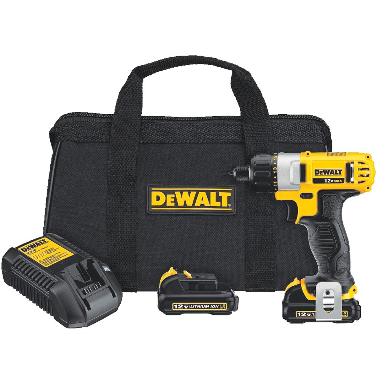 DeWalt 12V MAX* 1/4 in Screwdriver Kit