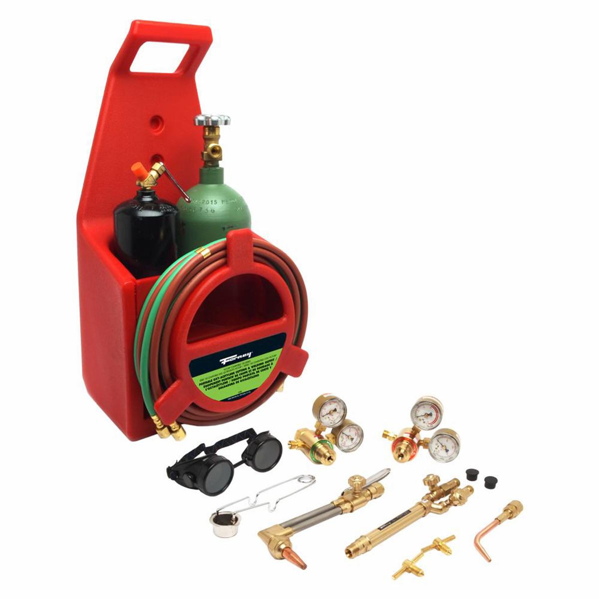 Forney Industries 1753 Tote-a-Torch Portable Tote Kit (Victor Style)