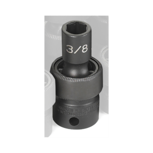 Grey Pneumatic 3/8" Drive x 3/8" Standard Universal Socket