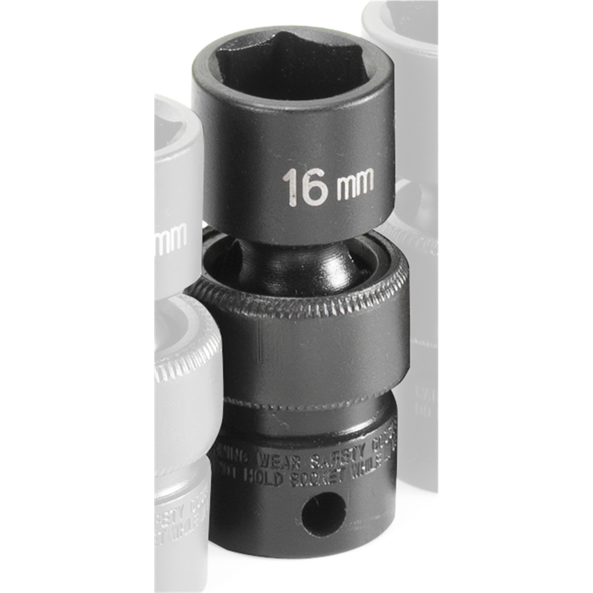 Grey Pneumatic 3/8" Drive x 16mm Standard Universal Socket