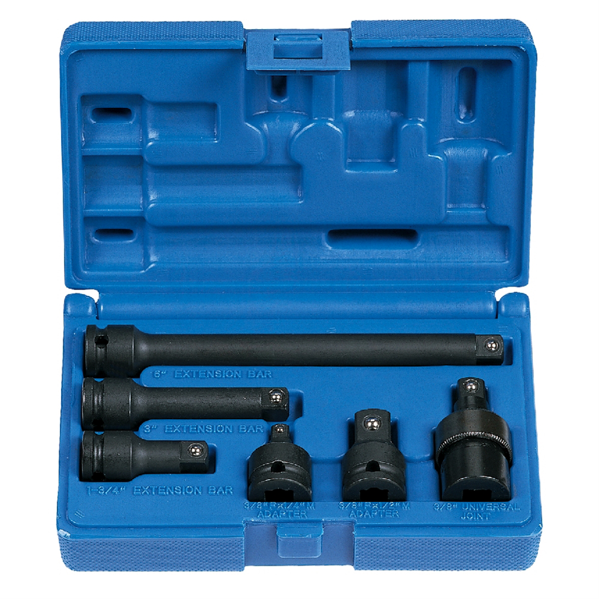 Grey Pneumatic 3/8" Drive 6 Piece Adapter/Extension Set