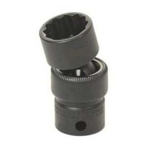 Grey Pneumatic 3/8" Drive x 3/4" Standard Universal- 12 Point Socket - Black