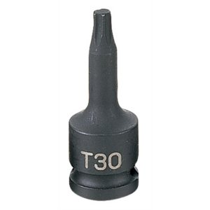 Grey Pneumatic 3/8" Drive x T30 Internal Star Impact Driver