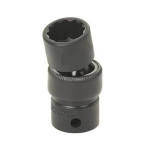 Grey Pneumatic 3/8" Drive x 15/16" Standard Universal- 12 Point Socket - Black