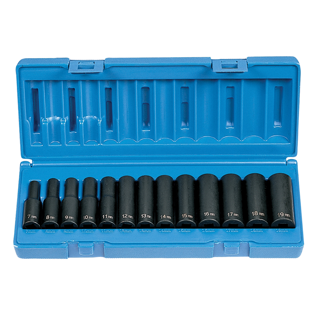 Grey Pneumatic 3/8" Drive 13 Piece Deep Metric Set - 12 Point
