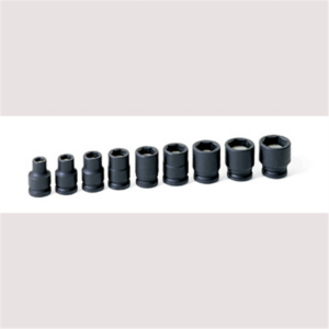 Grey Pneumatic 3/8" Drive 9 Piece Magnetic Impact Socket Set