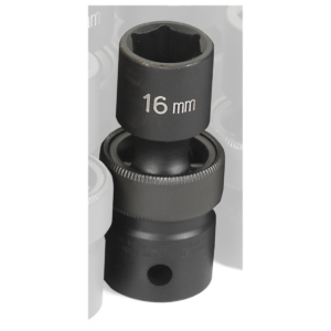 Grey Pneumatic 1/2" Drive x 16mm Standard Universal Socket