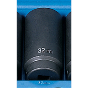 Grey Pneumatic 1/2" Drive x 32mm Deep Socket