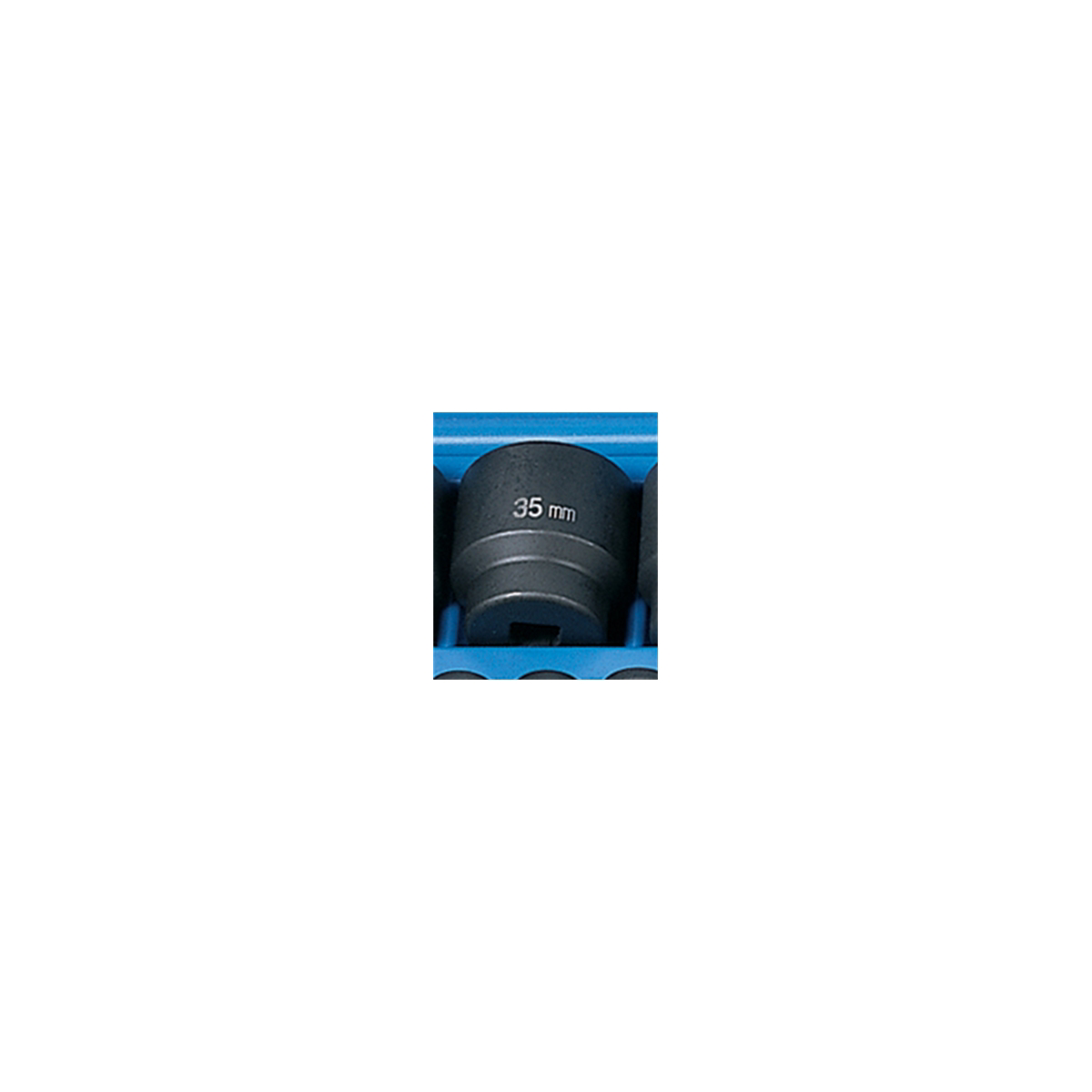 Grey Pneumatic 1/2" Drive x 35mm Standard Socket