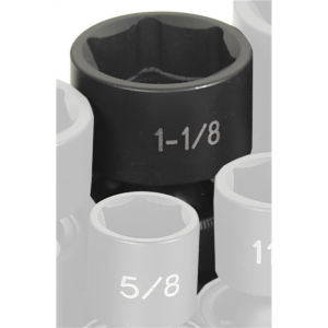 Grey Pneumatic 1/2" Drive x 1-1/8" Standard Universal Socket