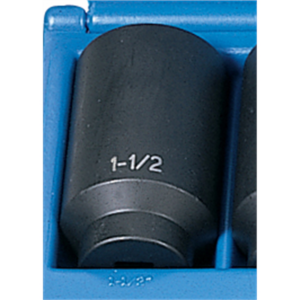 Grey Pneumatic 1/2" Drive x 1-1/2" Deep Socket