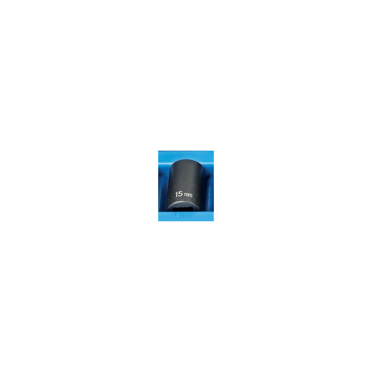 Grey Pneumatic 1/2" Drive x 15mm Standard - 12 Point Socket