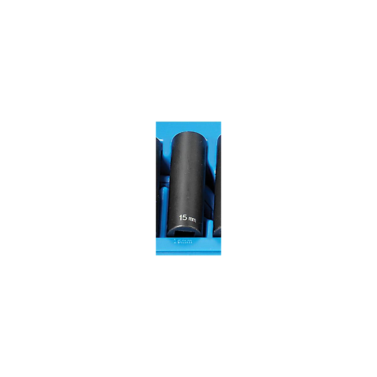 Grey Pneumatic 1/2" Drive x 15mm Deep - 12 Point Socket