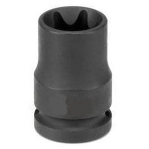 Grey Pneumatic 1/2" Drive x E18 External Star Impact Socket
