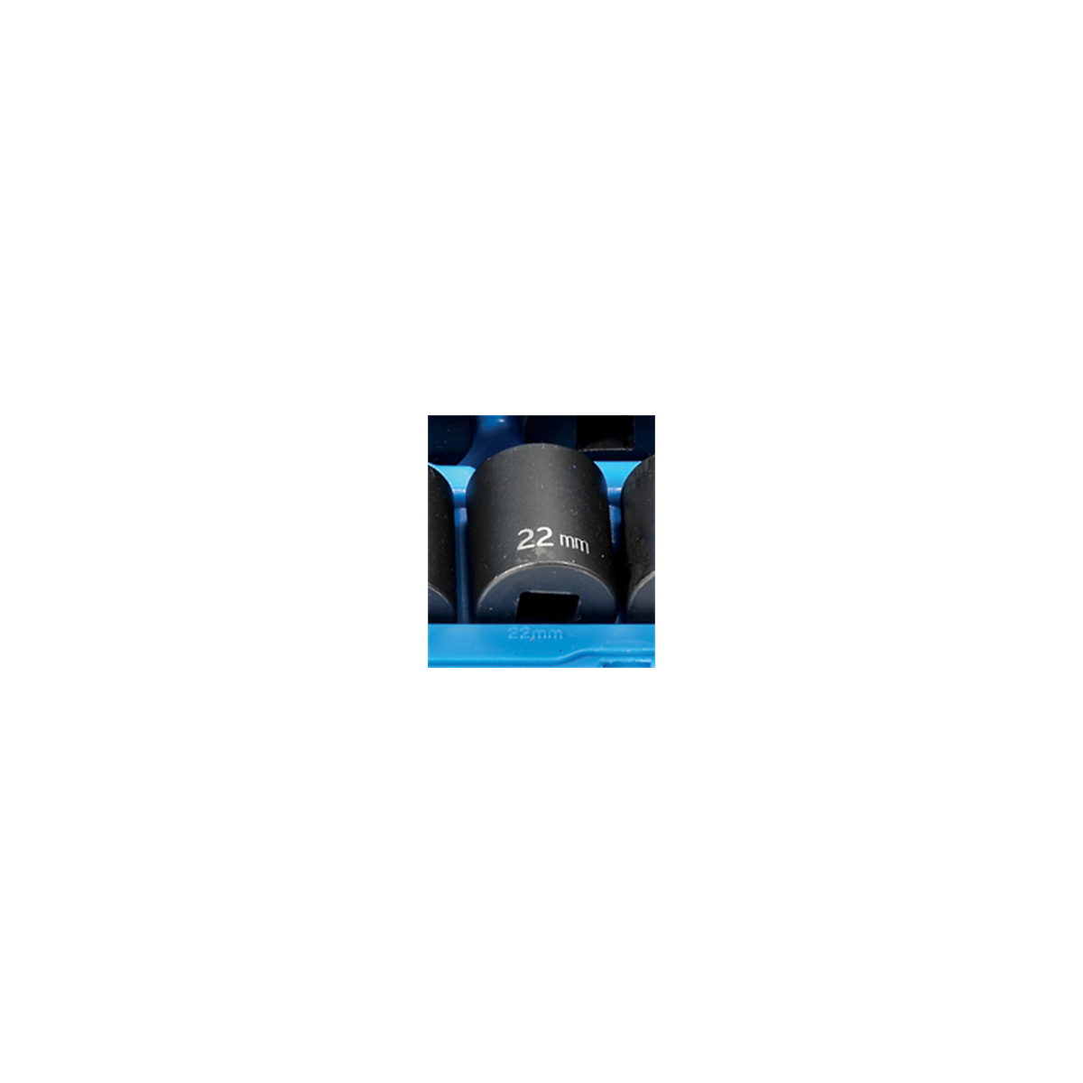 Grey Pneumatic 1/2" Drive x 22mm Standard - 12 Point Socket