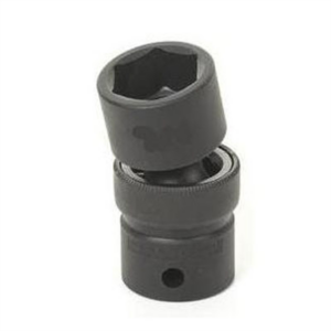 Grey Pneumatic 1/2" Drive x 3/4" Standard Universal- 12 Point Socket - Black