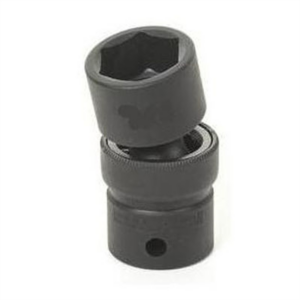 Grey Pneumatic 1/2" Drive x 15/16"  Standard Universal- 12 Point Socket - Black