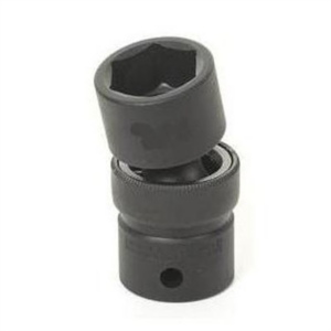 Grey Pneumatic 1/2" Drive x 1-3/16" Standard Universal- 12 Point Socket - Black