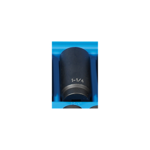Grey Pneumatic 1/2" Drive x 1-1/4" Deep - 12 Point Socket