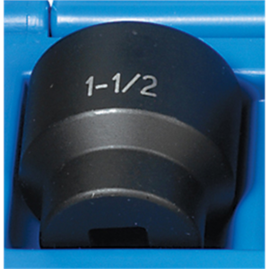 Grey Pneumatic 1/2" Drive x 1-1/2" Standard - 12 Point Socket