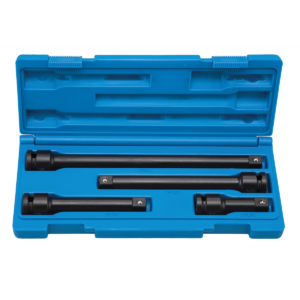 Grey Pneumatic 1/2" Drive 4 Piece Impact Extension Set