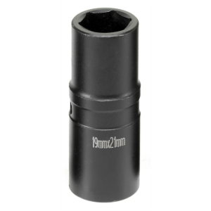 Grey Pneumatic 1/2" Drive x 19mm & 21mm Thin-Wall Flip Socket