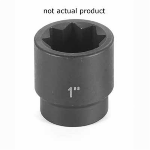 Grey Pneumatic 1/2" Drive x 3/4" Standard - 8 Point Socket