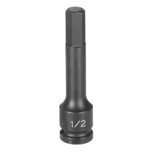 Grey Pneumatic 1/2" Drive x 1/2" Hex Driver 4" Length