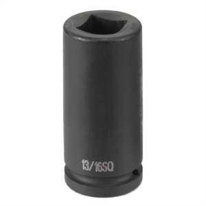 Grey Pneumatic 3/4" Drive x 13/16" Deep Square - 4 Point Socket