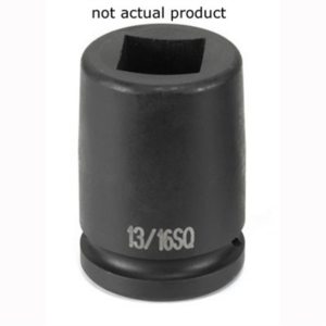 Grey Pneumatic 3/4" Drive x 17mm Square - 4 Point Socket