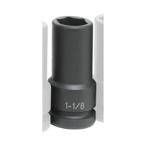 Grey Pneumatic 1" Drive x 1-1/8" Extra-Deep Thin-Wall Socket