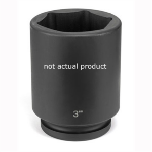 Grey Pneumatic 1" Drive x 3-1/8" Deep Socket