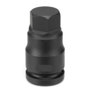 Grey Pneumatic 1" Drive x 41mm Hex Driver