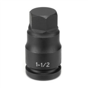 Grey Pneumatic 1-1/2" Drive x 32mm Hex Driver