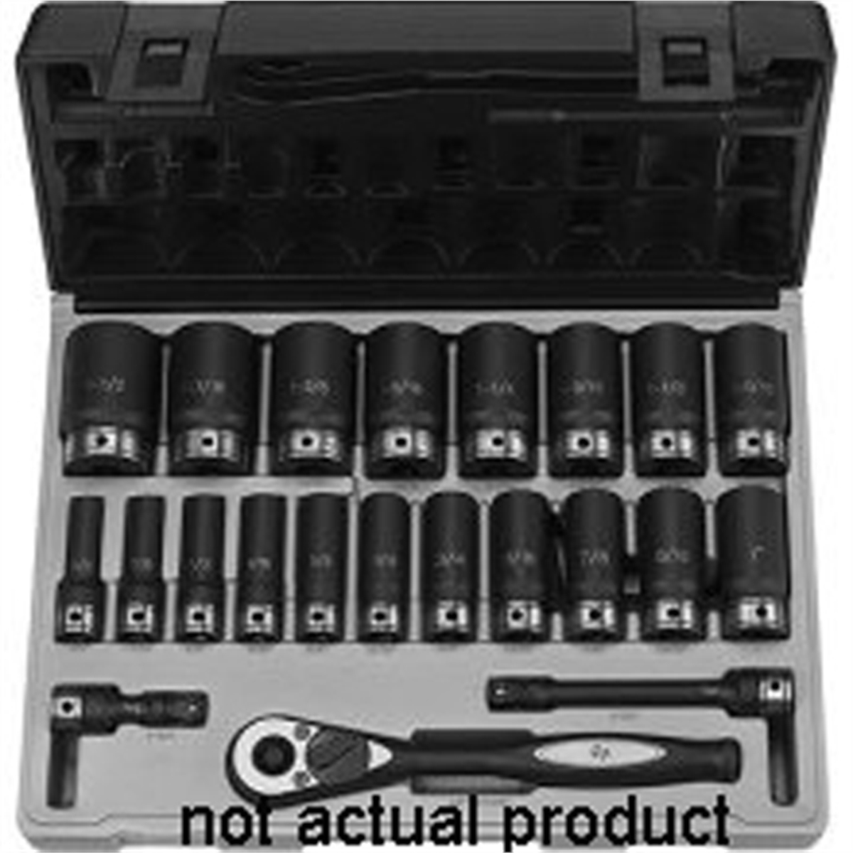 Grey Pneumatic 1/2" Drive x 15/16" Deep Duo-Socket - 6 Point