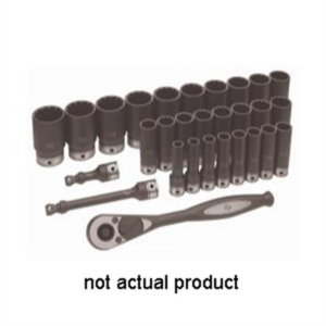 Grey Pneumatic 1/2" Drive x 13mm Deep Duo-Socket - 12 Point